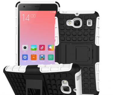 Чохол бампер до смартфонів Xiaomi Redmi 2 Anti-shock Black/White